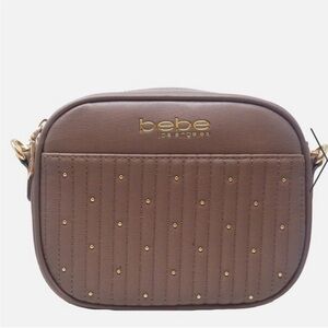 NWT Bebe Aliah Camera Crossbody in Taupe